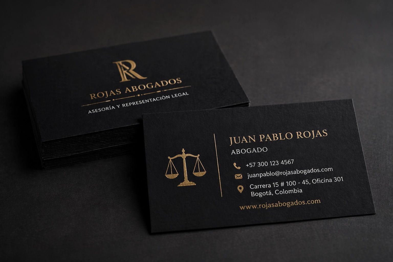 Tarjetas de presentación y papelería corporativa